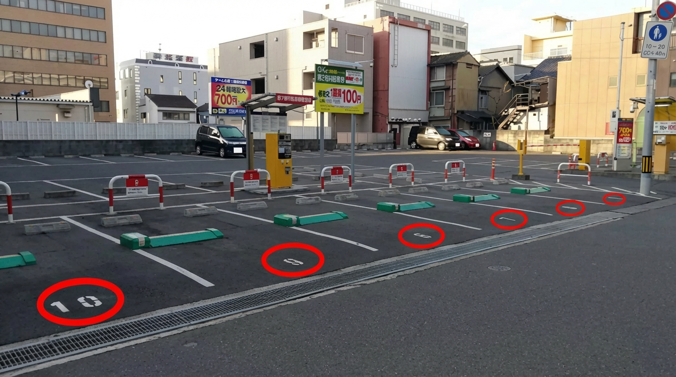 提携パーキング正面