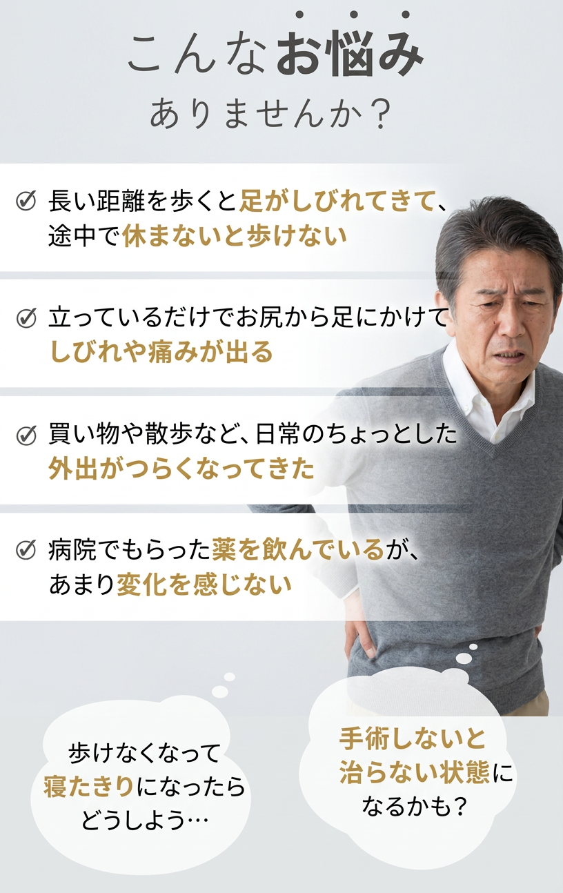 脊柱管狭窄症 チェックリスト