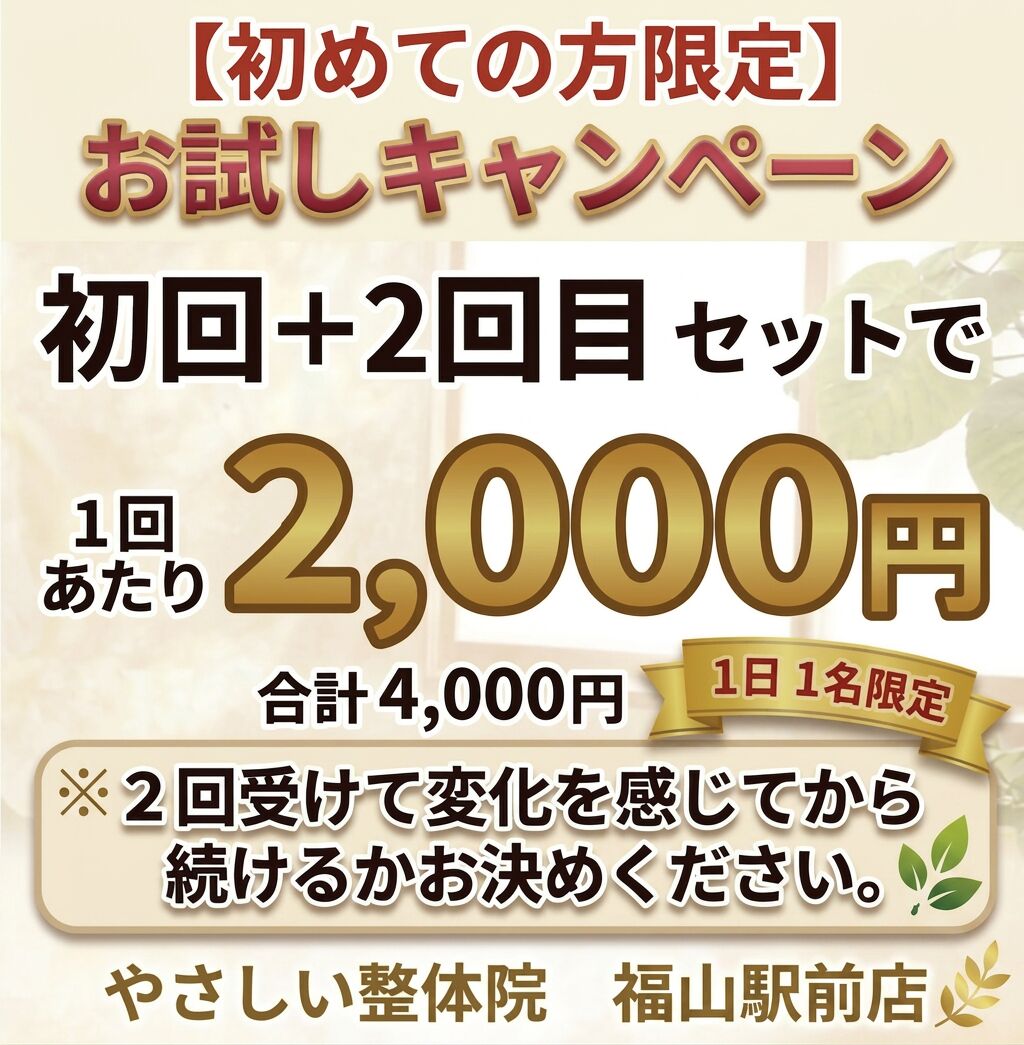 【初めての方限定】お試しキャンペーン